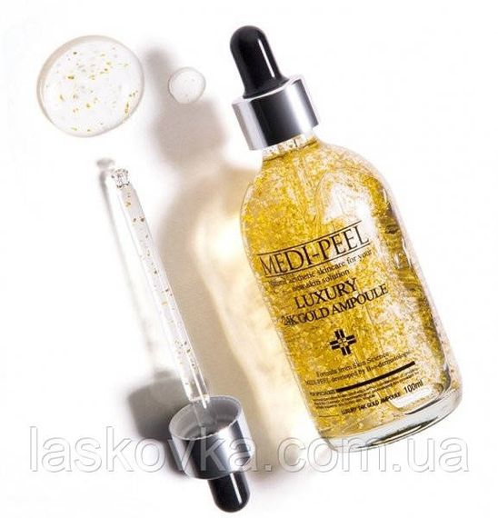Ампульна сироватка із золотом 24К MEDI-PEEL Luxury 24K Gold Ampoule, 100 мл | Зображення 1