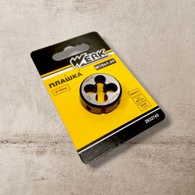 Плашка M10x1.25,30x11мм, 1шт. Werk
