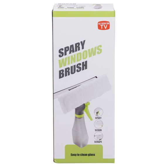 Щітка для миття вікон з розпилювачем скребок-щітка для миття вікон та скла HP-35015-25 | Зображення 3