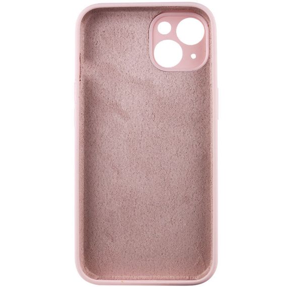 Чохол Silicone Case Full Camera Protective (AA) NO LOGO для Apple iPhone 15 Plus (6.7") Рожевий / Chalk Pink | Зображення 3