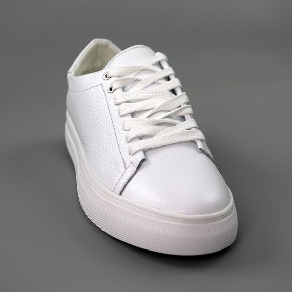 Кеди чоловічі шкіряні 590023 Білі 40 41 42 43 44 45 | Зображення 1