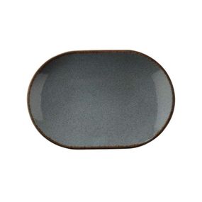 Тарелка обеденная овальная Colorx CXOFD-24-KY-730-P-01 28 см серая