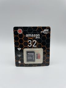 Карта памяти micro AMAZON 32GB class 10 (c адаптером)