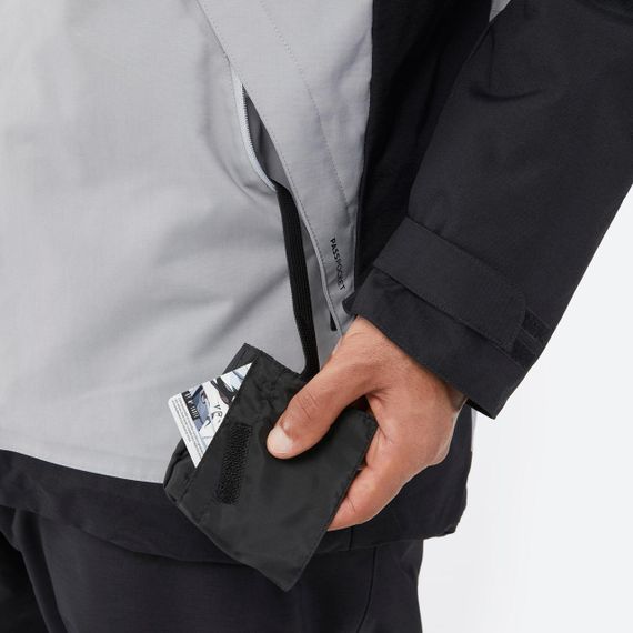 Куртка чоловіча 100 для сноубордингу і лижного спорту сіра - S. | Зображення 5