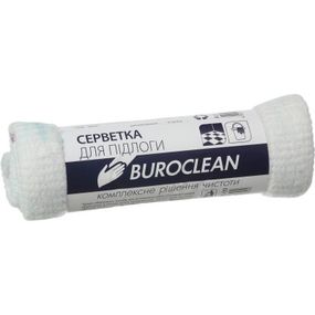 Тряпка для пола Buroclean 50х70 см белая 1 шт. (4823078910790) - Топ Продаж!