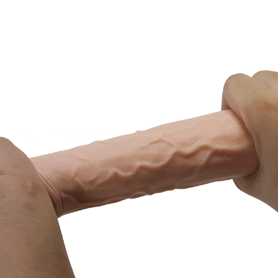 Реалістичний вібратор - Pretty Love Osric Realistic Vibrating Dildo Flesh Sex Aura | Зображення 8