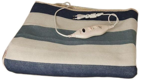Электропростынь Electric Blanket 7420 150х160 см, різнокольорові смужки | Зображення 1
