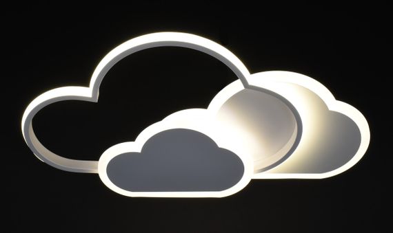 Люстра світлодіодна стельова LED світильник для квартири на стелю лед 27321 Білий 6х32х55 см.