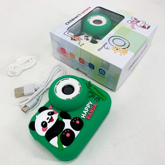 Детский фотоаппарат Панда Green | Зображення 6