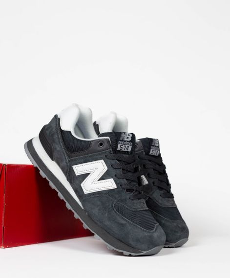 Жіночі кросівки New Balance 574 Dark Gray | Зображення 3