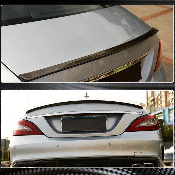 Спойлер V5 (для SD, Карбон) для Mercedes CLS C218 2011-2018 гг | Зображення 3