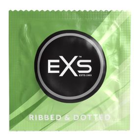 Презерватив - EXS Ribbed And Dotted Condom, 1 шт.