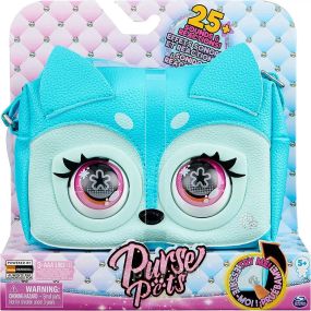 Інтерактивна сумочка гаманець Блакитна лисичка Оригінал Purse Pets Fierce Fox Interactive Kids Purse