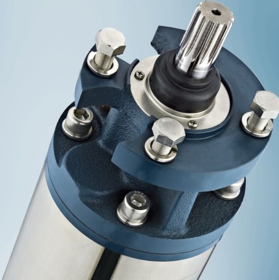 Насос відцентровий свердловинний DONGYIN 6SP30-22 380В 22кВт H 250(168)м Q 700(500)л/хв Ø145мм +пульт (з 3х частин) (7777333) | Зображення 4