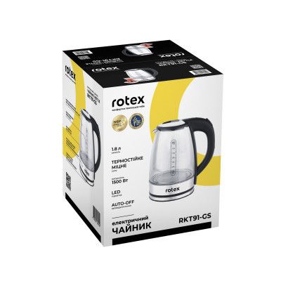 Електрочайник Rotex RKT91-GS | Зображення 8
