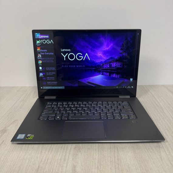 Игровой ноутбук-трансформер Б-класс Lenovo Yoga 720-15IKB / 15.6" (1920x1080) IPS Touch / Intel Core i5-7300HQ (4 ядра по 2.5 - 3.5 GHz) / 8 GB DDR4 / 256 GB SSD / nVidia GeForce GTX 1050, 4 GB GDDR5, 128-bit / WebCam б/у | Зображення 1