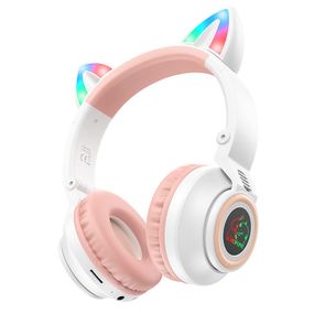 Уцінка Bluetooth навушники BOROFONE BO18 Cat ear М'ята упаковка/білий
