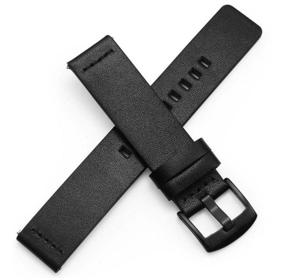 Кожаный ремешок Primo Classic для часов Xiaomi Huami Amazfit SportWatch 2 / Amazfit Stratos - Black | Зображення 2
