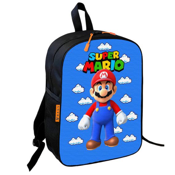 Рюкзак шкільний дитячий 36х27см Маріо «Super Mario» з принтом для хлопчика (00687)