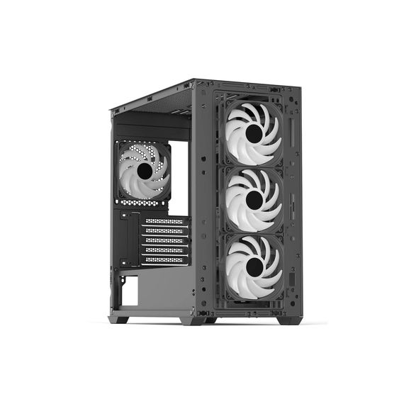 Корпус AeroCool D301A-G-BK-v2 Black (ACCS-DS03043.11) | Зображення 5