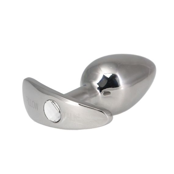 Анальна пробка Pillow Talk Sneaky Luxurious Stainless Steel Anal Plug із кристалом Swarovski | Зображення 1