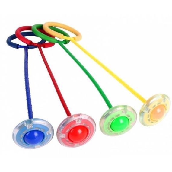 Скакалка на одну ногу LED Синяя