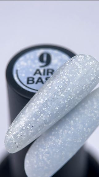 База с шиммером Crooz Air Base №09 (прохладный молочно-голубой) 8мл | Зображення 1