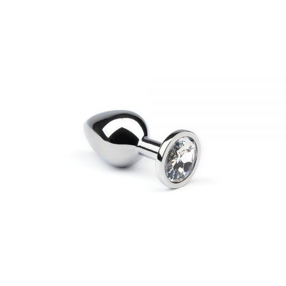 Анальная пробка с кристаллом,Silver Diamond, S sexstyle