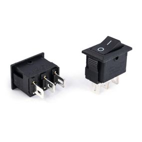 Переключатель KCD1-102-1, ON-ON, (3pin) 15*21 черный