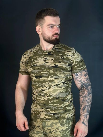 Футболка Піксель Стрейч mm14 Military | Зображення 1