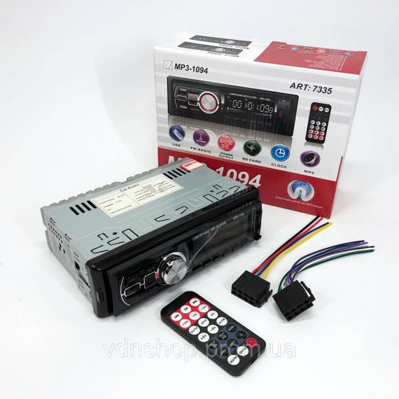 Магнітола автомобільна 1din магнітофон MP3, Автомобільна магнітола стерео звук Проста NK-40 | Зображення 3