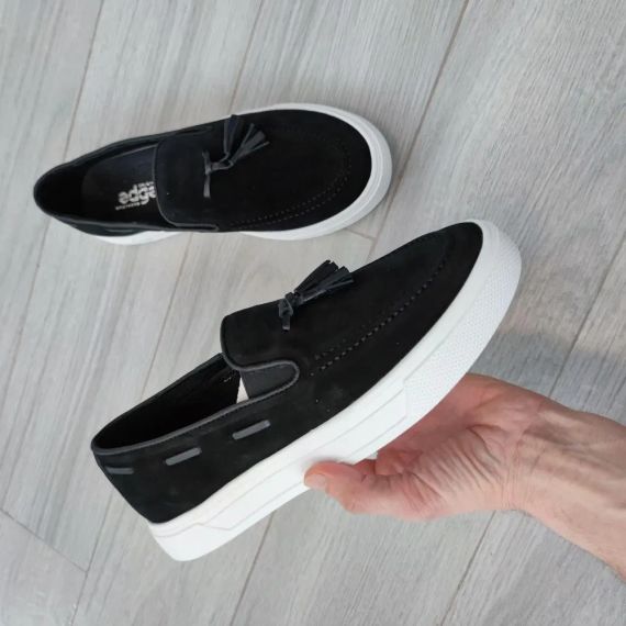 Мужские лоферы из натуральной замши 44 размер | Зображення 1