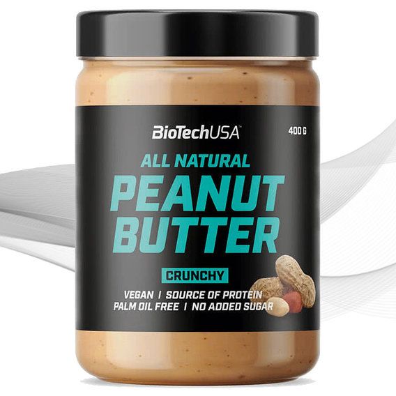 Замінник харчування BioTechUSA Peanut Butter 400 g /16 servings/ Crunchy
