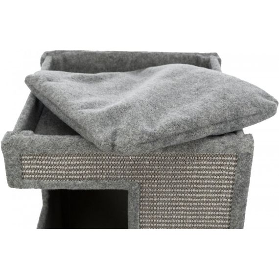 Дряпка-будиночок Trixie Gabriel для котів сизаль сіра 38х38х78 см | Зображення 7