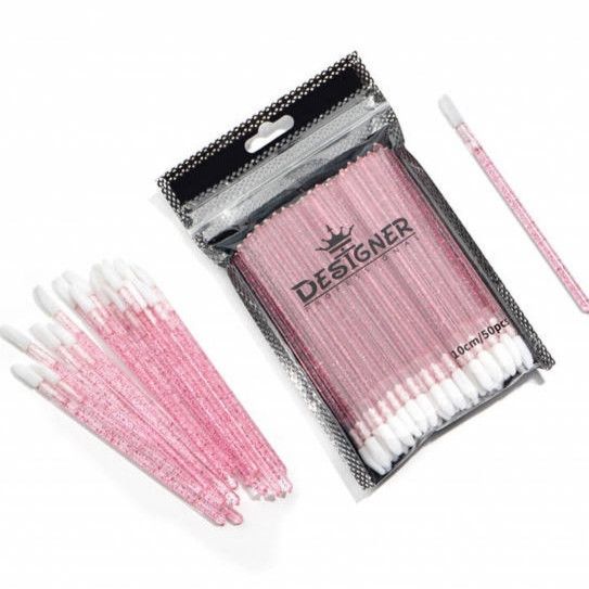 Пластикові мікростіки 10см рожеві (у пакетику) 100шт | Зображення 1