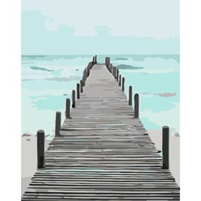 Картина по номерам "Морской пирс" 11010-AC 40х50 см Art Craft