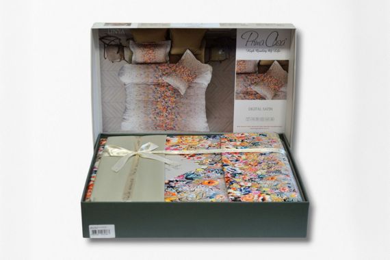 Комплект постільної білизни Prima Casa Digital Satin 200 х 220 см. Linya | Зображення 4