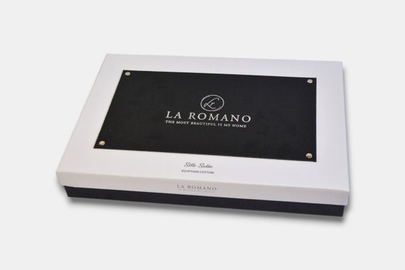 Постільна білизна La Romano Silk Satin 200×220 см Perry Steelgrey | Зображення 6