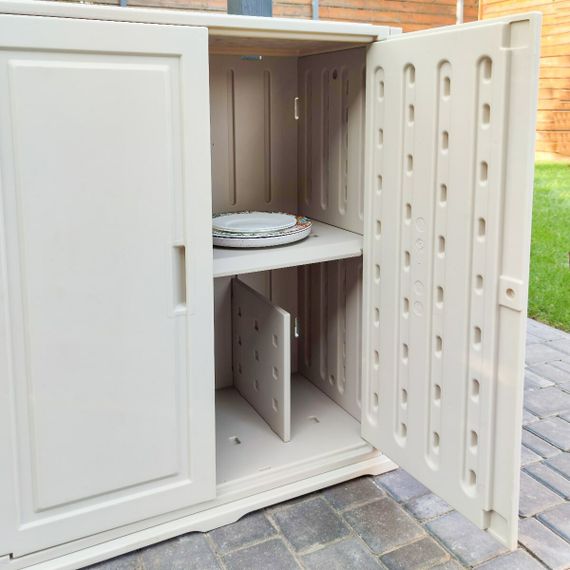 Пластикова тумба з полицею 82х41х93см SW-00001543 | Зображення 1