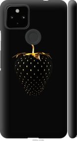 Чохол на Google Pixel 5A Чорна полуниця "3585m-2286-24368"