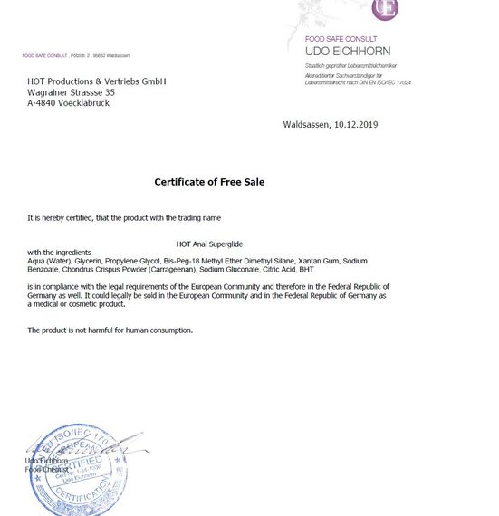 Анальный лубрикант на водной основе Hot Anal Superglide, 100 мл Sex Aura | Зображення 2