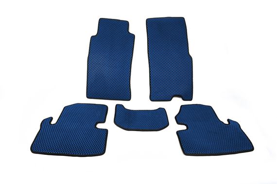 Коврики EVA (Синие) Длинный, 5 штук (передние и задние) для Nissan Patrol Y60 1988-1997 гг