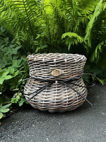 Кашпо плетене 8 л «Бландж» — декоративне кашпо для квітів, ручне плетіння