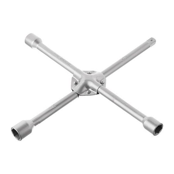 Ключ балонний хрестовий посилений, 14"х355 мм, 16 мм, 17, 19, 21, 1/2" INTERTOOL HT-1604 | Зображення 1