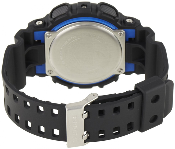 Наручний годинник ударостійке кварцове Casio G-Shock GA-100-1A2ER Оригінал для чоловіків з полімерним ремінцем | Зображення 4