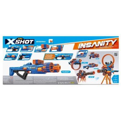 Игрушечное оружие Zuru X-Shot Быстрострельный бластер Insanity-Berzerko 8 Shot (48 патронов) (36610R) | Зображення 4