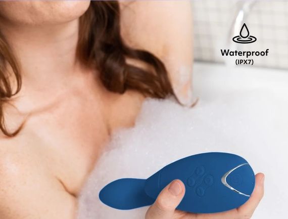 Інноваційний безконтактний вібратор-стимулятор Womanizer Duo 2 Blueberry Sex Aura | Зображення 4