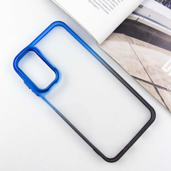 Чехол TPU+PC Fresh sip series для Samsung Galaxy A25 5G Черный / Синий | Зображення 1