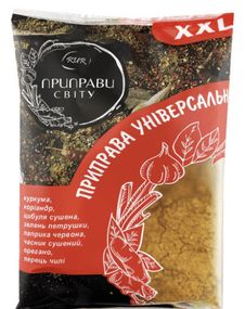 Приправа смесь натуральная Универсальная, 100г, смесь специй и приправ, ТМ Приправи світу