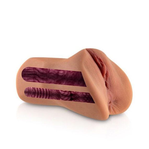 Ультрареалістичний мастурбатор Toi et moi – Lou, два канали (вагіна та анус), відкрита вагіна sexstyle | Зображення 2